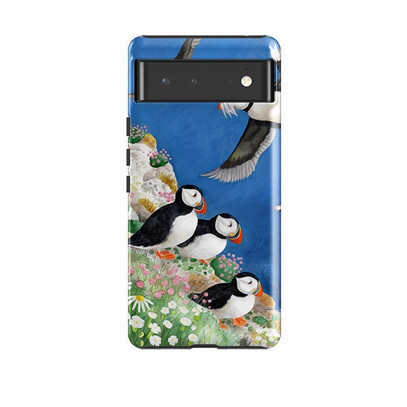 Google Tough Case -  Puffins By Bex Parkin Stylish Surface Design