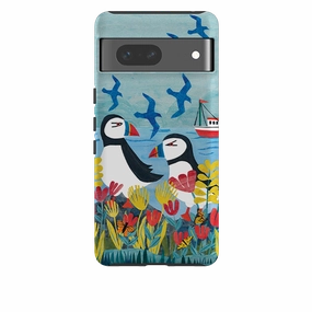Google Tough  Case - Puffins By Tracey English Comfort Fit Edge