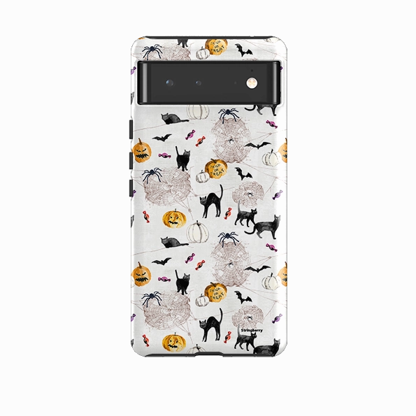 Google Tough Case -  Pumpkin By Elisabeth Haager Modern Pattern Layer