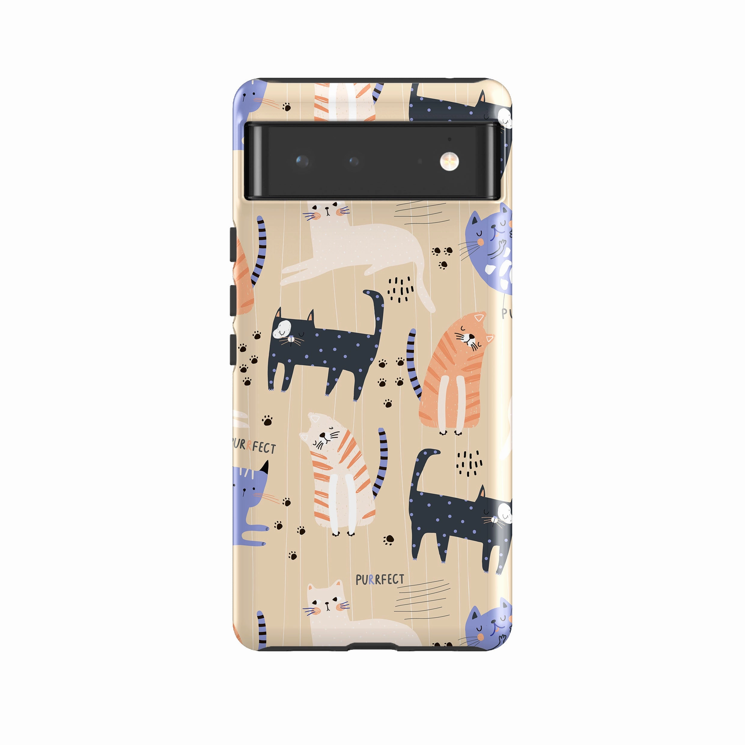 Protective Texture Layer Tough Grip Google Tough Case -  Purrfect