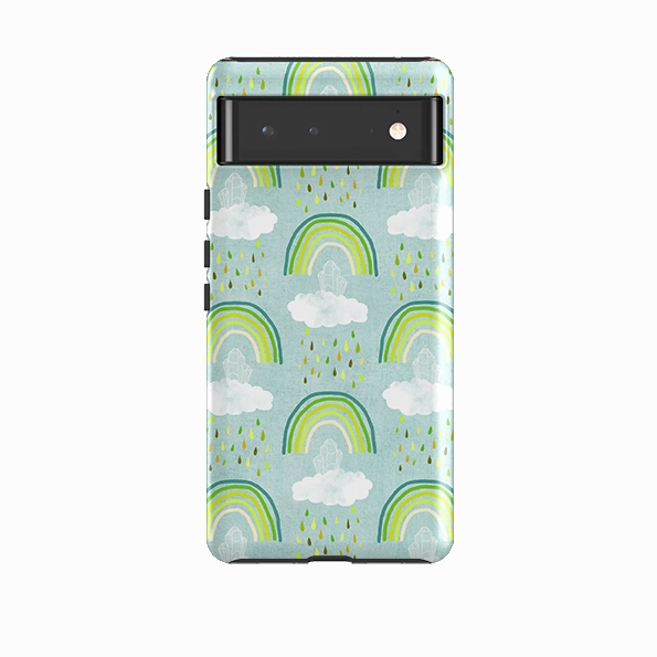 Hard Shell Protective Structure Google Tough Case -  Rainbows And Crystals By Katherine Quinn