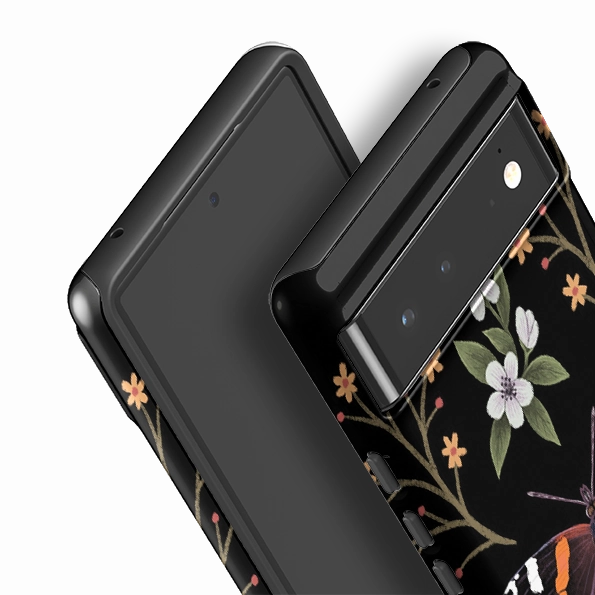 Compact Style Rugged Feel Google Tough Case -  Red Admiral Butterfly By Anna Stead