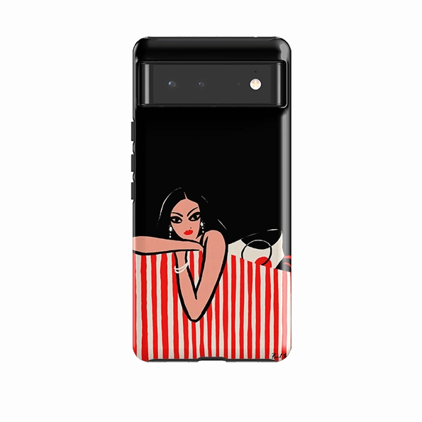 Google Tough Case -  Red Stripe Sofa Everyday Look