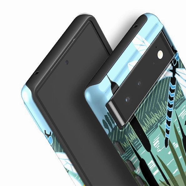 Google Tough Case -  Riverside By kate Heiss Durable Texture Build Compact Edge