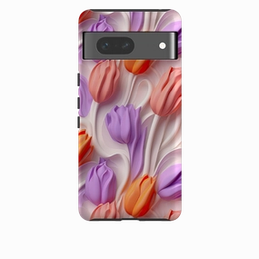 Color Accent Google Tough  Case - Rotterdam Tulips
