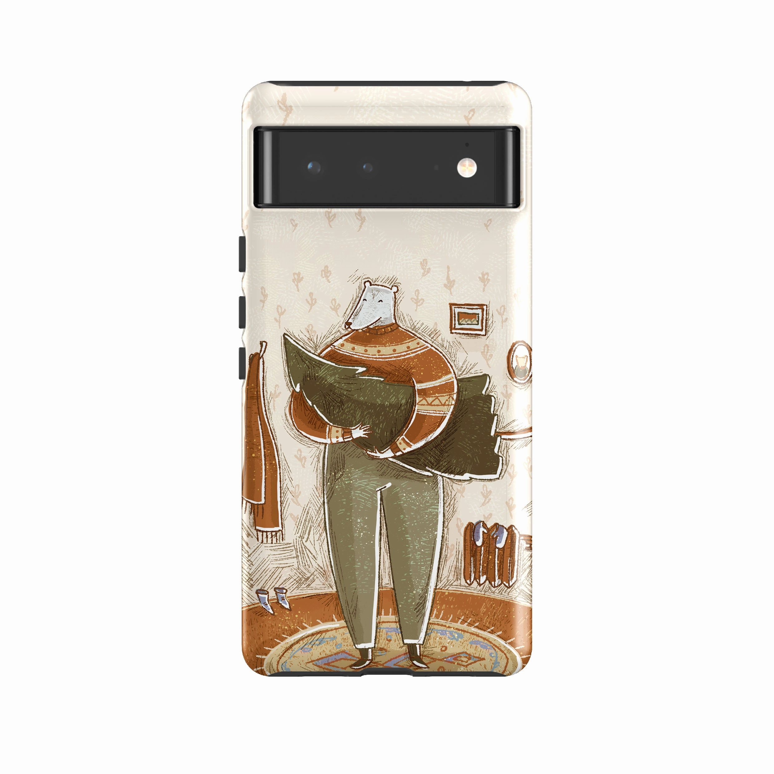 Color Finish Compact Shape Google Tough Case -  Season Tree