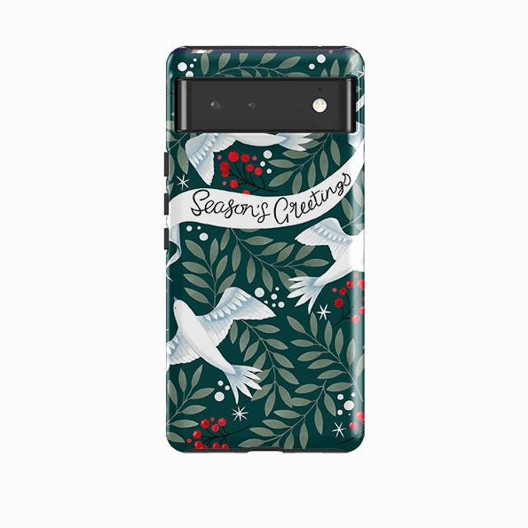 Google Tough Case -  Seasons Greetings By Bex Parkin Frosted Finish Modern Touch