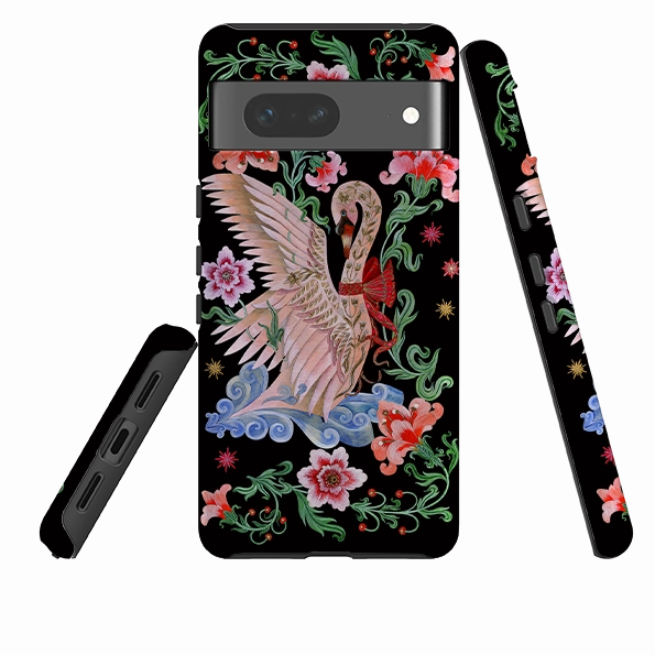 Google Tough  Case - Seven Swans A Swimming By Maria Matos Smooth Design
