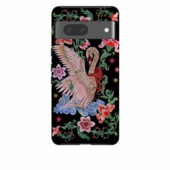 Refined Finish Google Tough  Case - Seven Swans A Swimming By Maria Matos