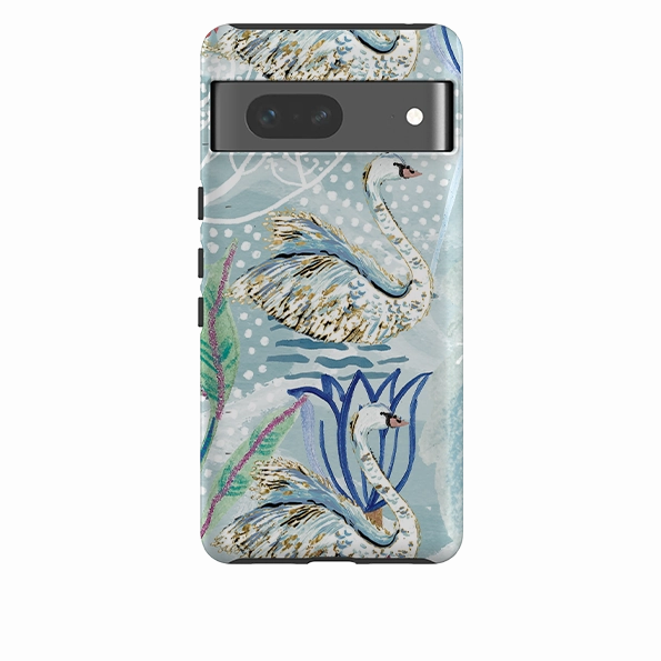 Shock absorption Stylish Surface Design Google Tough Case - Seven Swans III By Emma Frances Grant