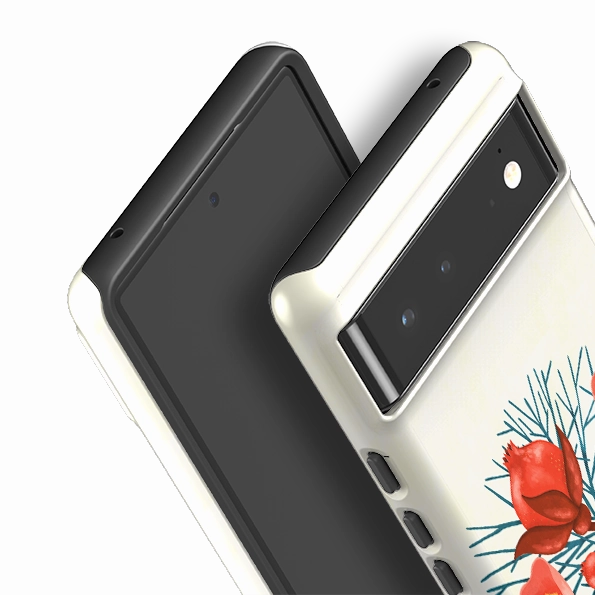 Matte Layer Compact Grip Google Tough Case -  Snake Tree By Nina Pace