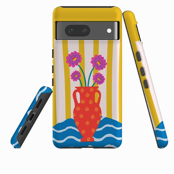 Google Tough Case - Spanish Vase Shock Absorbing Soft Finish Texture