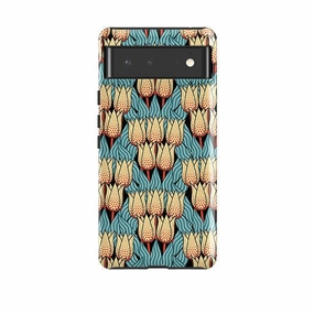 Google Tough Case -  Spotty Tulip By Cressida Bell Slim Fit Design