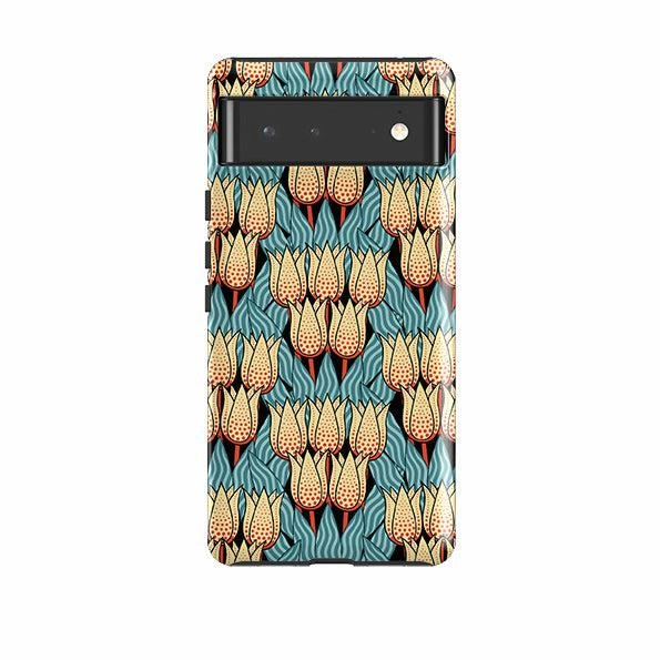 Google Tough Case -  Spotty Tulip By Cressida Bell Slim Fit Design