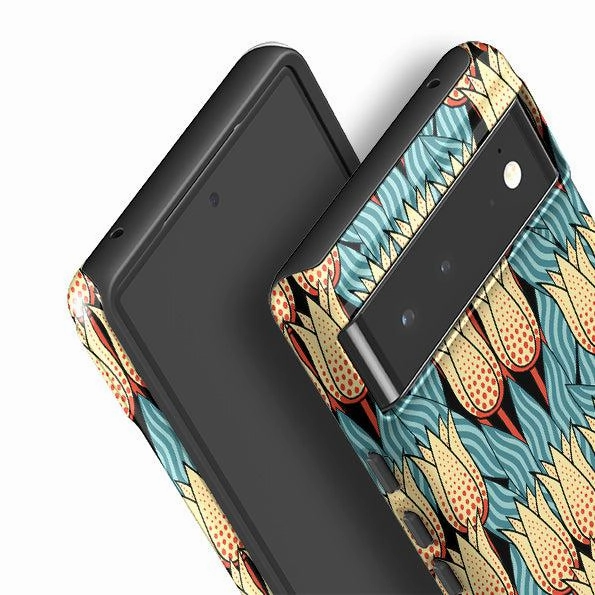 Durable Layer Google Tough Case -  Spotty Tulip By Cressida Bell