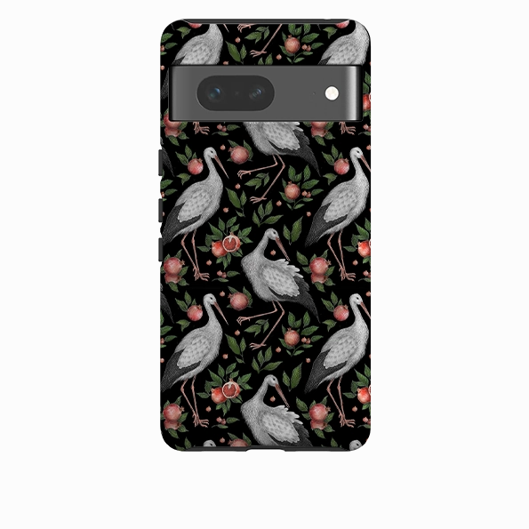 Google Tough Case -  Stork Pattern By Catherine Rowe Soft Edging