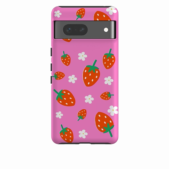 Soft Interior Premium Pattern Design Google Tough Case - Strawberry High