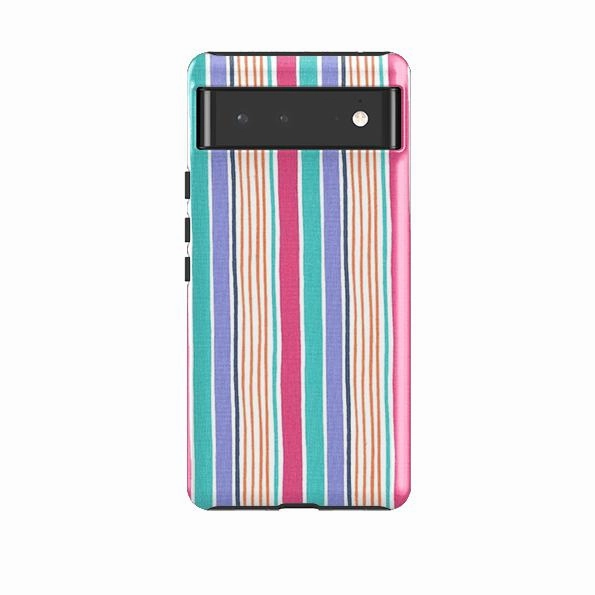 Flexible Edge Durable Build Texture Google Tough Case -  Sunrays Blue By Sarah Campbell