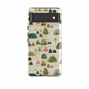 Google Tough Case -  Sunset Mossy Hills By Katherine Quinn Glossy Texture Layer