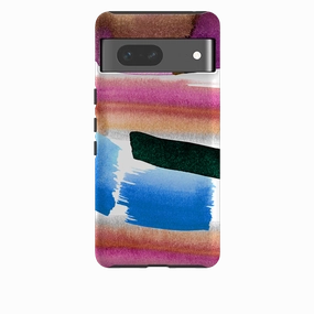 Google Tough Case -  Sunset Painting By Kitty Joseph Comfort Padding