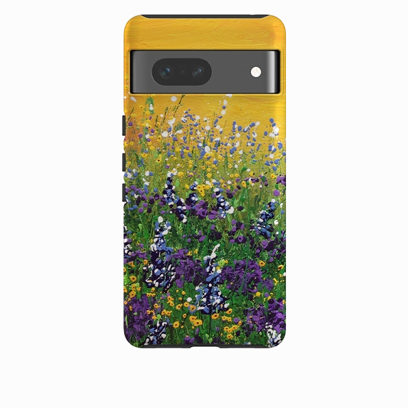 metal frame Protective Quality Google Tough Case -  Sunshine Meadow By Linda Calvert Jacobson