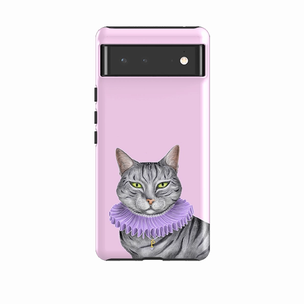 Lightweight Protection Comfort Shape Google Tough Case -  Tabby By Catherine Rowe