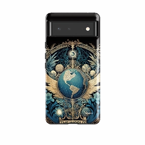 Google Tough Case -  The World Smooth Edge Design Matte Texture Layer