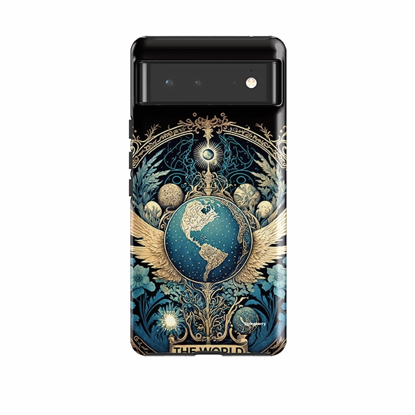 Google Tough Case -  The World Smooth Edge Design Matte Texture Layer