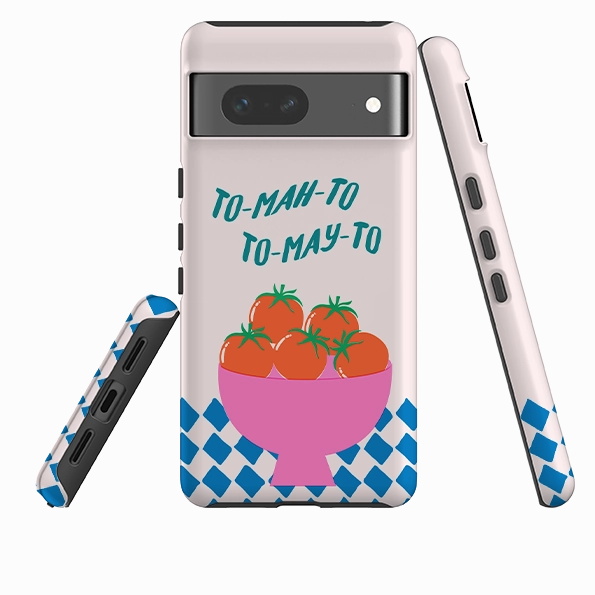 Matte Texture Google Tough Case - Tomato