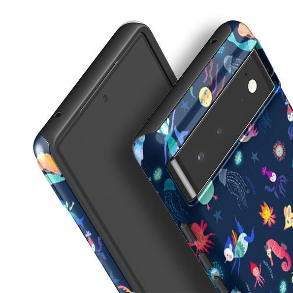 custom design Matte Pattern Design Google Tough Case -  Underwater By Mia Underwood