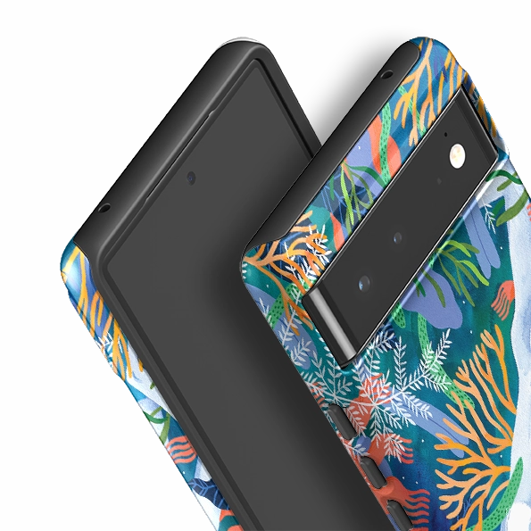 Google Tough Case -  Underwater Love By Madalina Andronic Light Form Durable Edge Texture