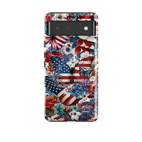 Google Tough Case -  US Floral III Button Cover