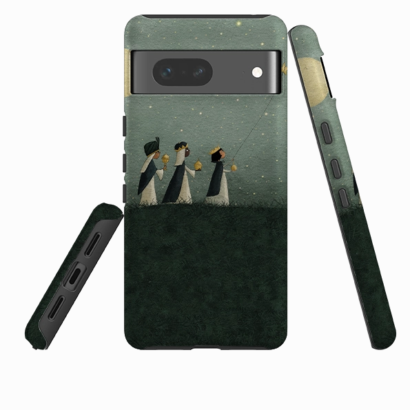 Gloss Texture Car Accessory Google Tough Case - We Three Kings By Maja Lindberg