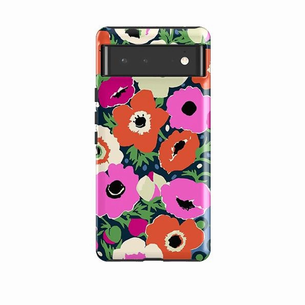 Google Tough Case -  Windflowers By Sarah Campbell Bold colors