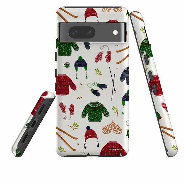 Google Tough Case -  Winter Clothes By Katherine Rowe anti fingerprint Matte Protection