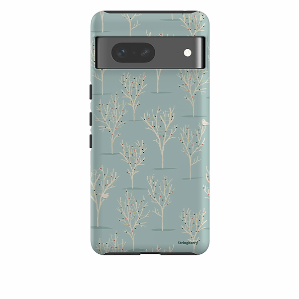 Protective Touch Google Tough Case -  Winter Forest By Katherine Rowe