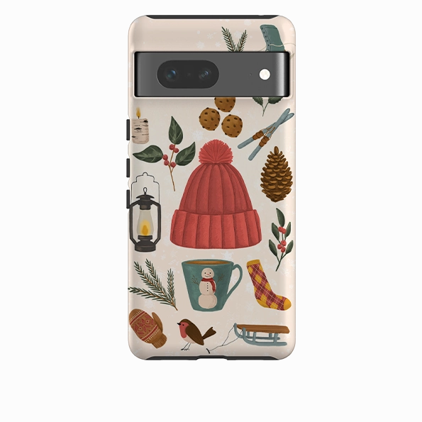 Durable Shape Durable Pattern Google Tough Case - Winter Hygge By Abby Jacobs