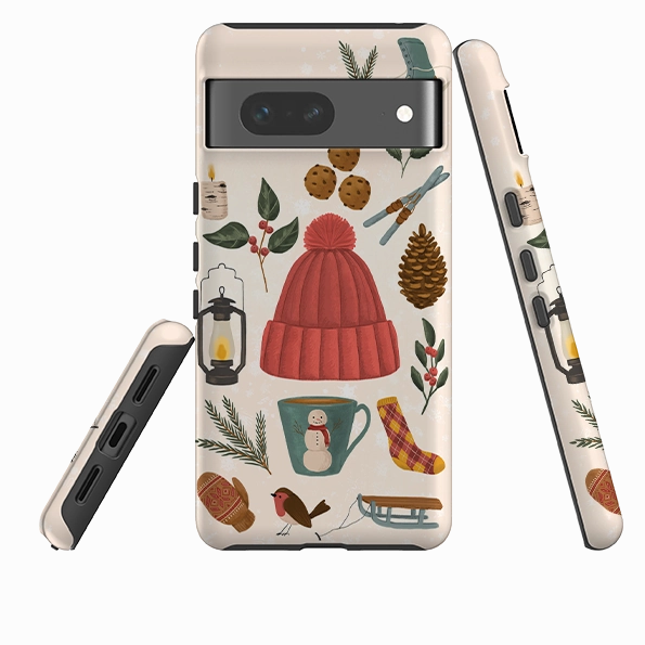 Durable Edge Google Tough Case - Winter Hygge By Abby Jacobs
