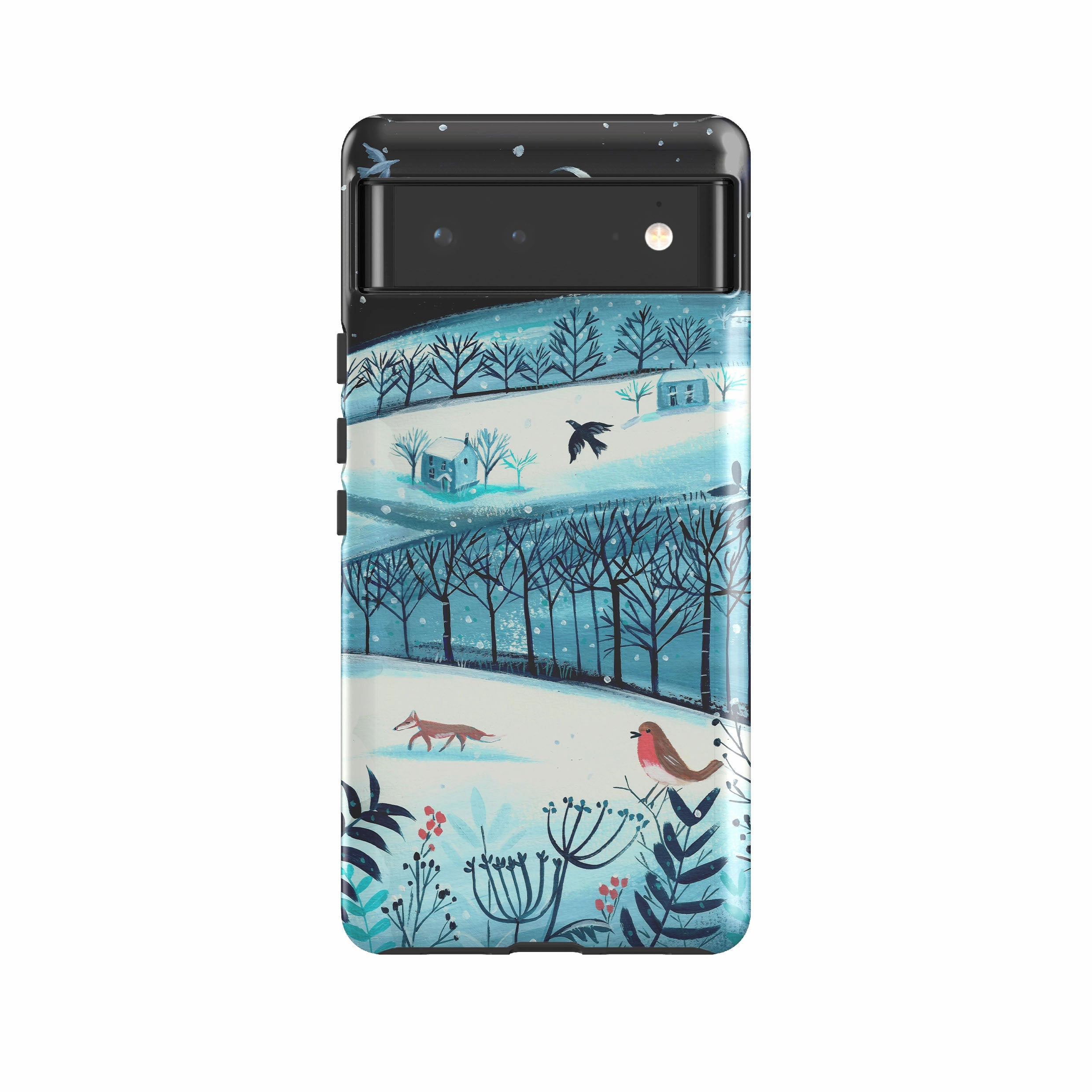 Textured Detail Google Tough Case -  Winterscape-2 By Mary Stubberfield