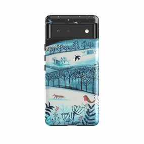 Google Tough Case -  Winterscape-2 By Mary Stubberfield Modern Design Texture