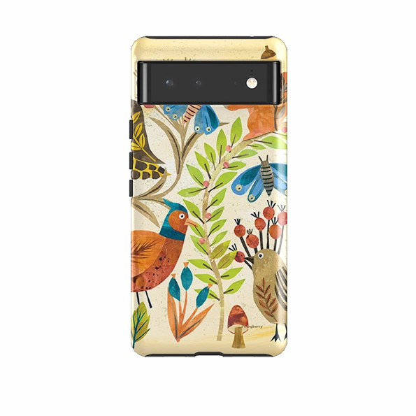 Everyday Carry Smooth Pattern Design Google Tough Case -  Woodland Friends By Tracey English