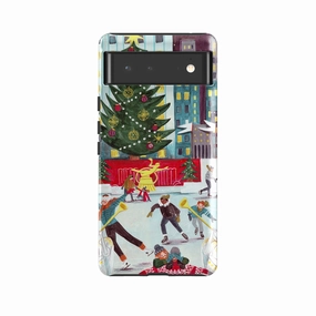 Google Tough Case -  Xmas In New York By Caroline Bonne Muller Smooth Feel