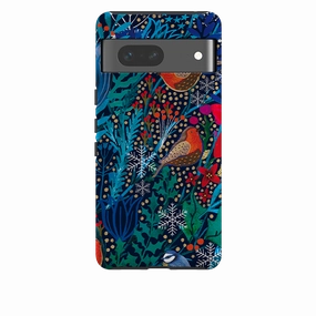 Google Tough Case - Xmas Robin III By Emma Frances Grant Hybrid Detail