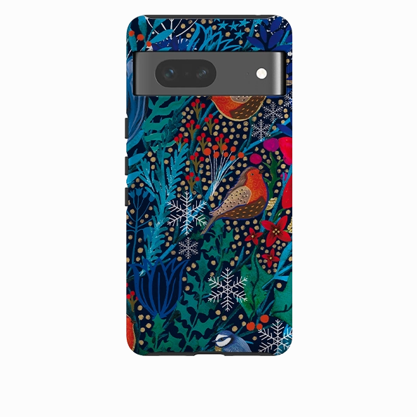 Google Tough Case - Xmas Robin III By Emma Frances Grant Hybrid Detail