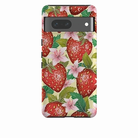 Modern feature Google Tough Case -  Yellow Strawberries By Catherine Rowe