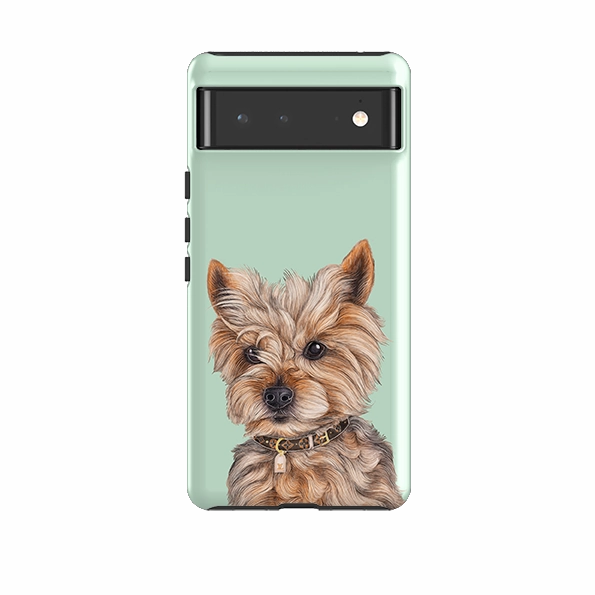 Google Tough Case -  Yorkie By Catherine Rowe Slim Protection Elegant Build Texture