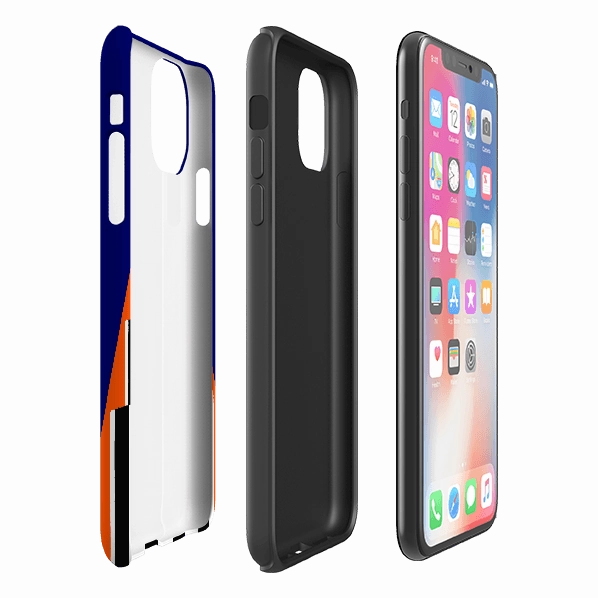 iPhone Tough Case - Paris Stripes By Paul Thurlby Protective Design Texture Smooth Design