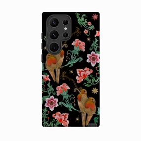 Samsung Tough  Case - Four Calling Birds By Maria Matos Grip Assist