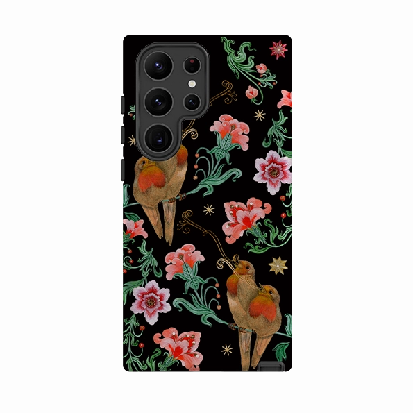 Samsung Tough  Case - Four Calling Birds By Maria Matos Grip Assist