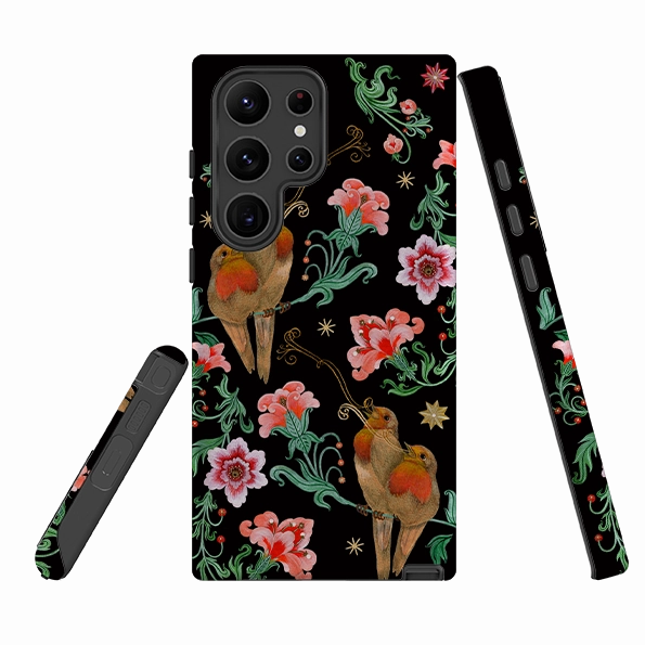 Samsung Tough  Case - Four Calling Birds By Maria Matos Elegant Build Comfort Finish